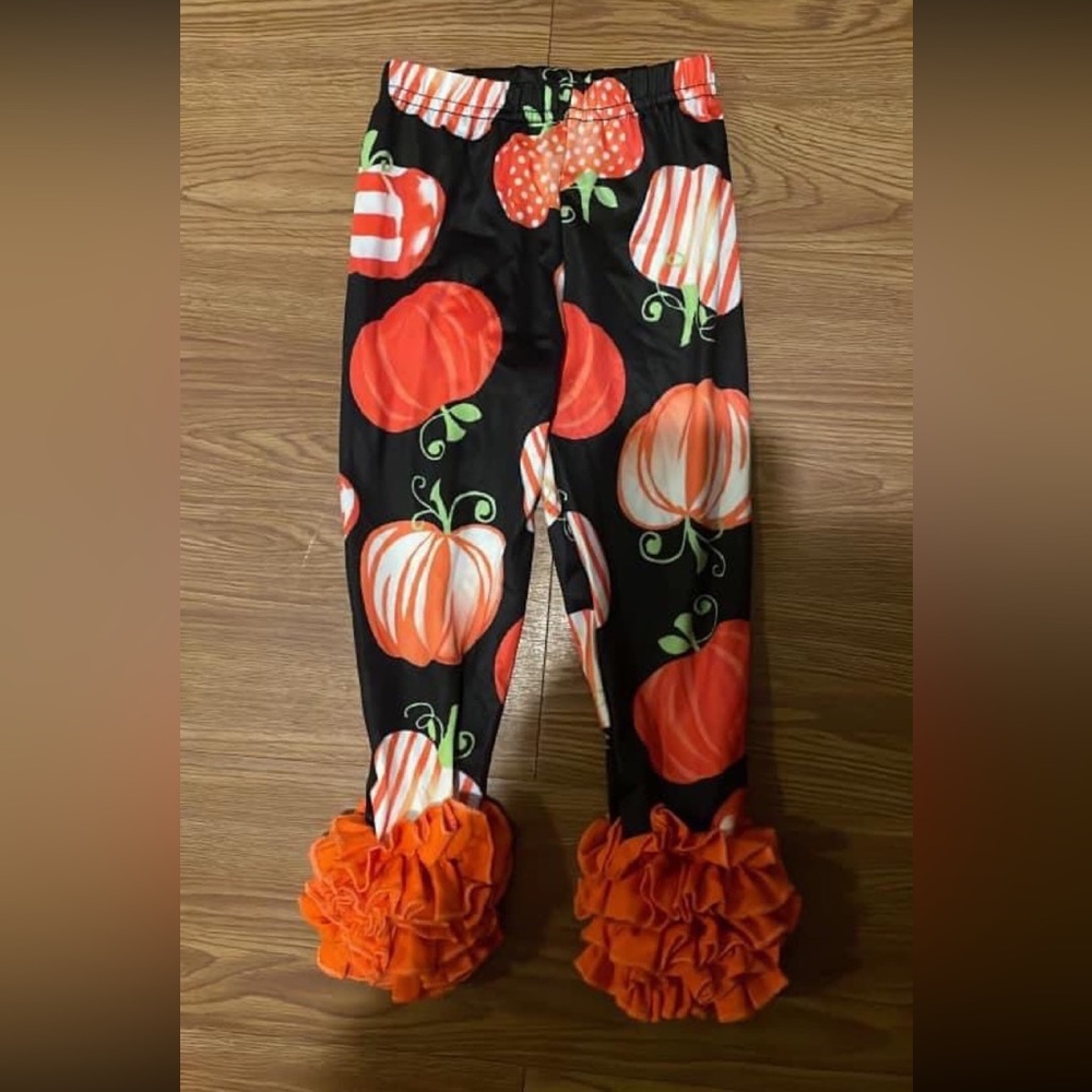 Size 2 pumpkin ruffle pants